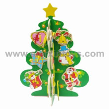 Wooden Lacing Toys of Christmas Tree (81246)